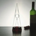 Transparenter Weindekanter