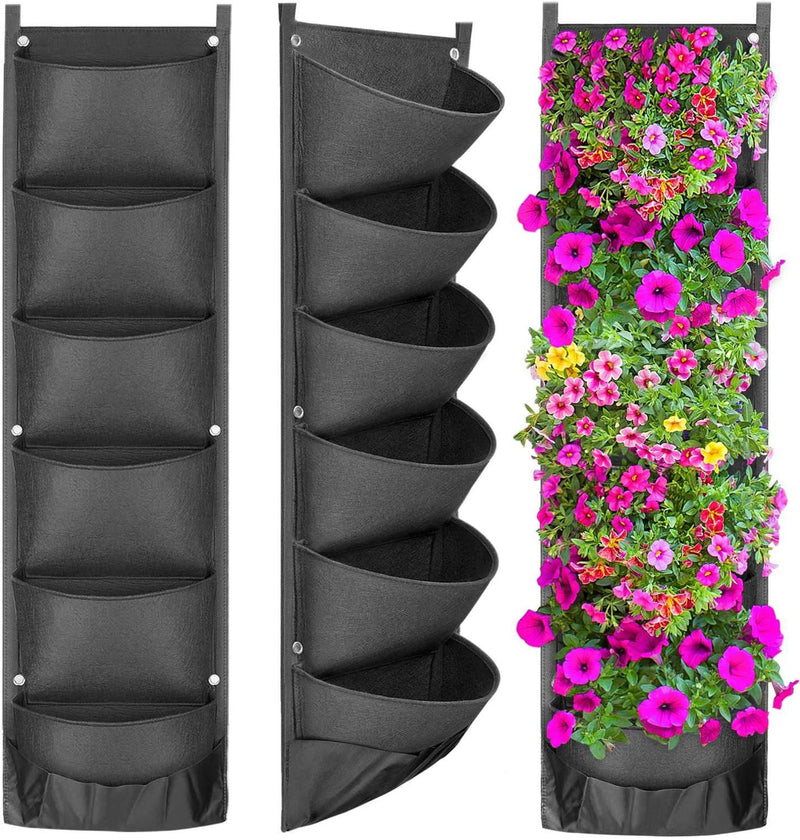 Vertical Hanging Garden Flower Pots - World's Finest - 