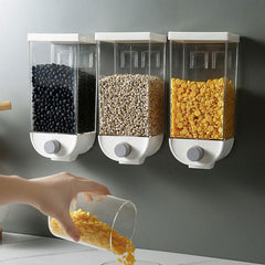 Wall-Mounted Kitchen Multi-Grain Sealed Jars - World's Finest - 