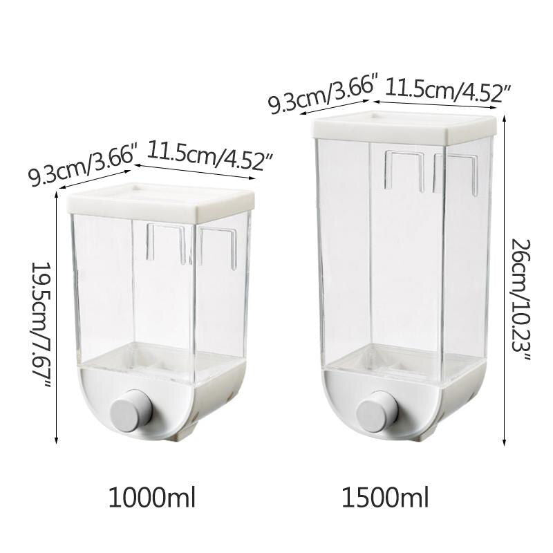 Wall-Mounted Kitchen Multi-Grain Sealed Jars - World's Finest - 