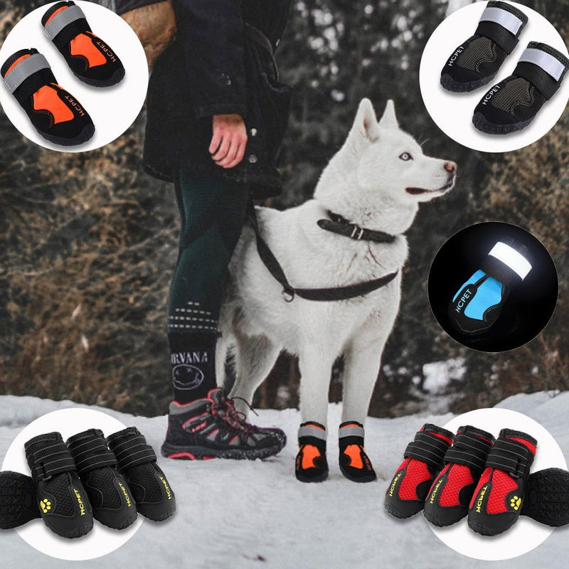 Waterproof Reflective Dog Boots - World's Finest - 