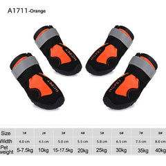 Waterproof Reflective Dog Boots - World's Finest - 
