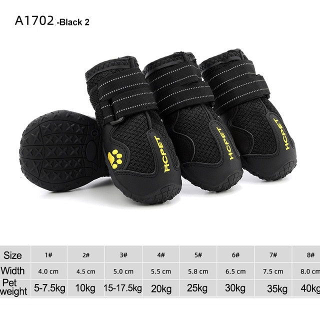 Waterproof Reflective Dog Boots - World's Finest - 