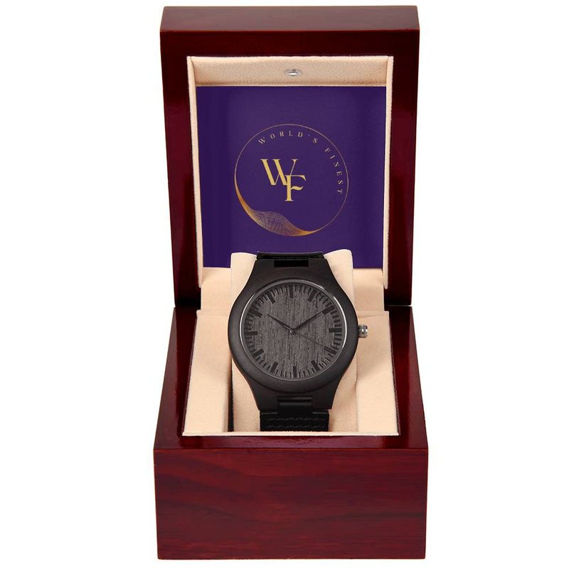 Sandalwood Watch with Luxury Mahogany Box